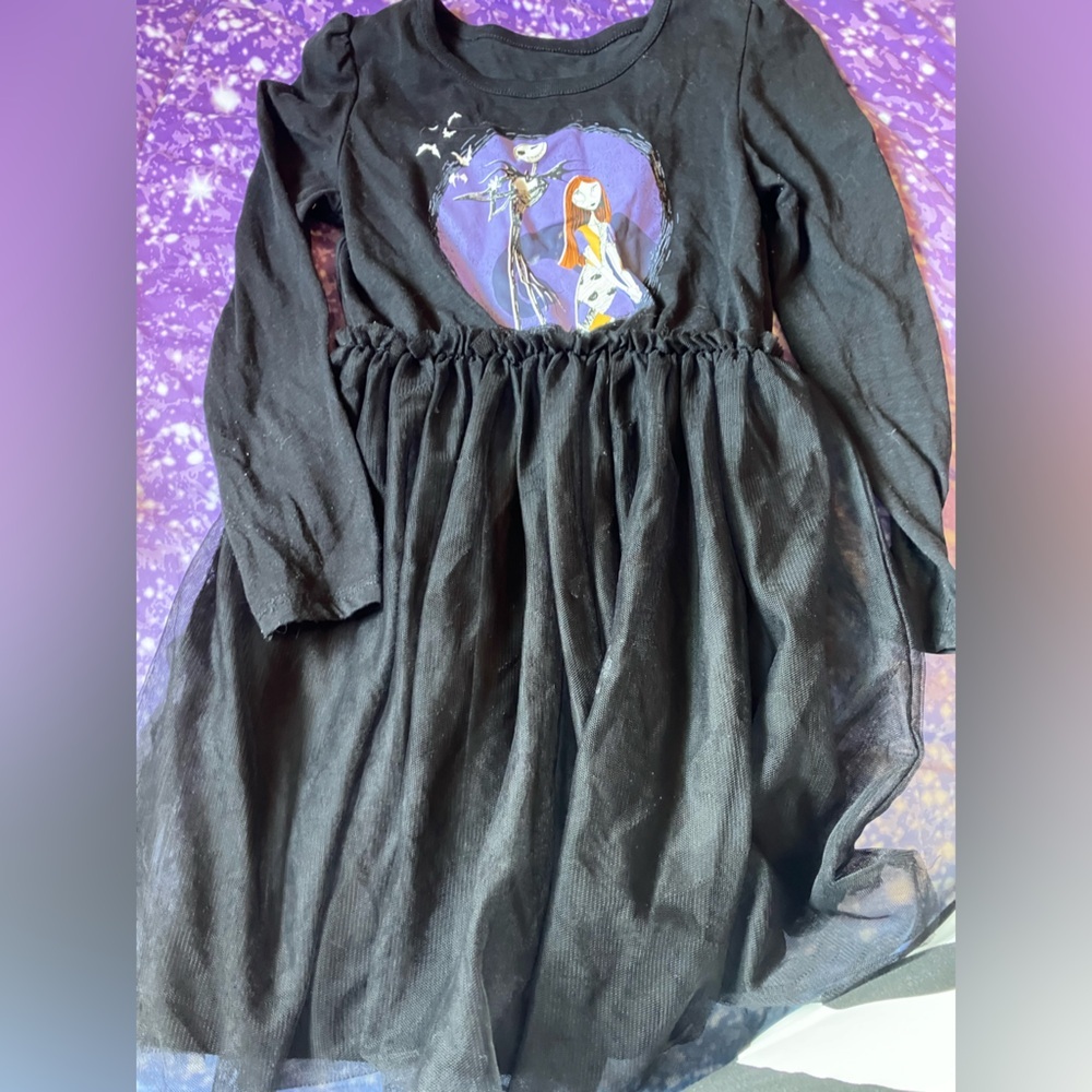 Toddler nightmare before Christmas with jack and sally